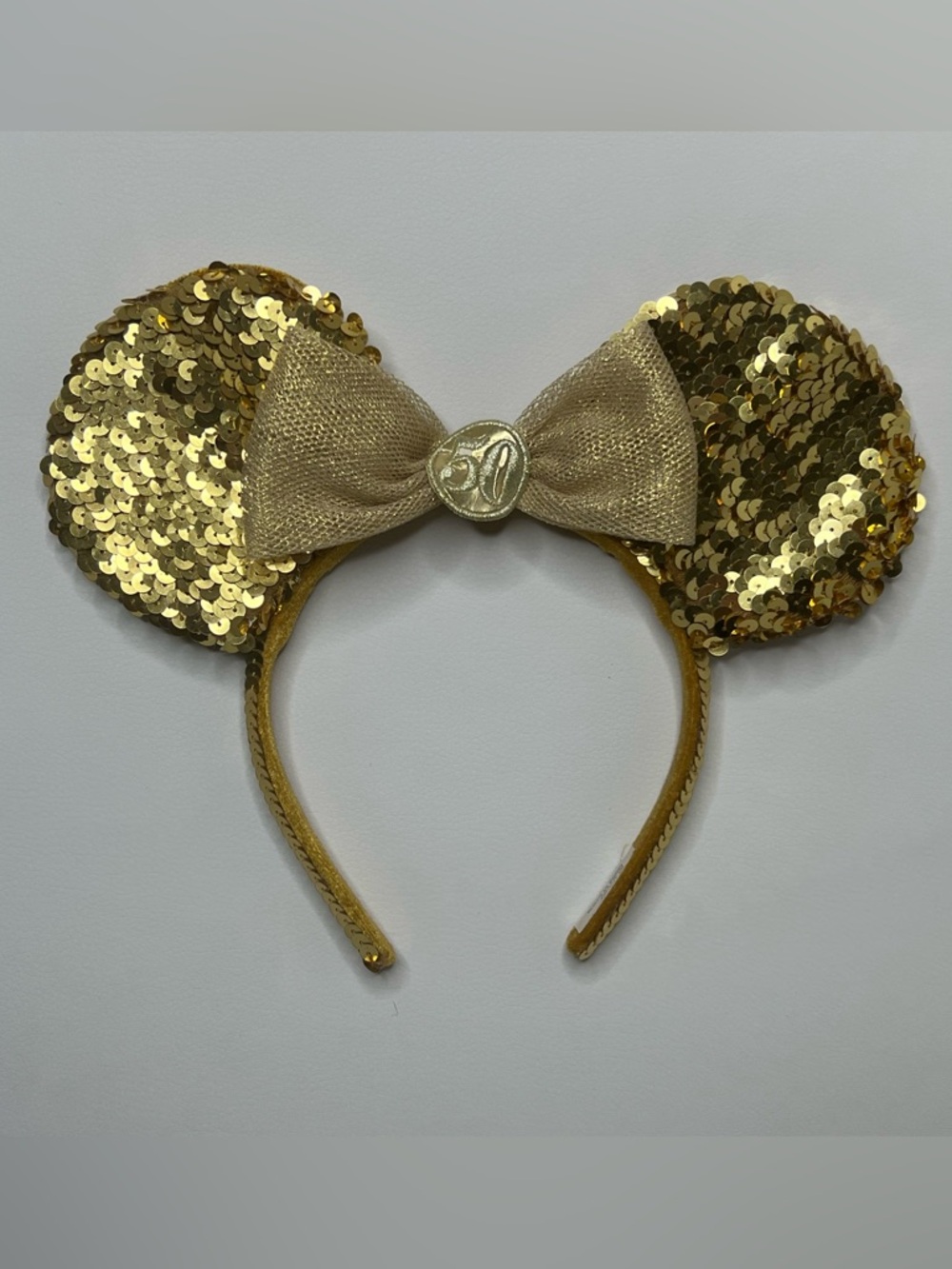 Vintage Disneyland 50th Golden Anniversary Micky Mouse Ears